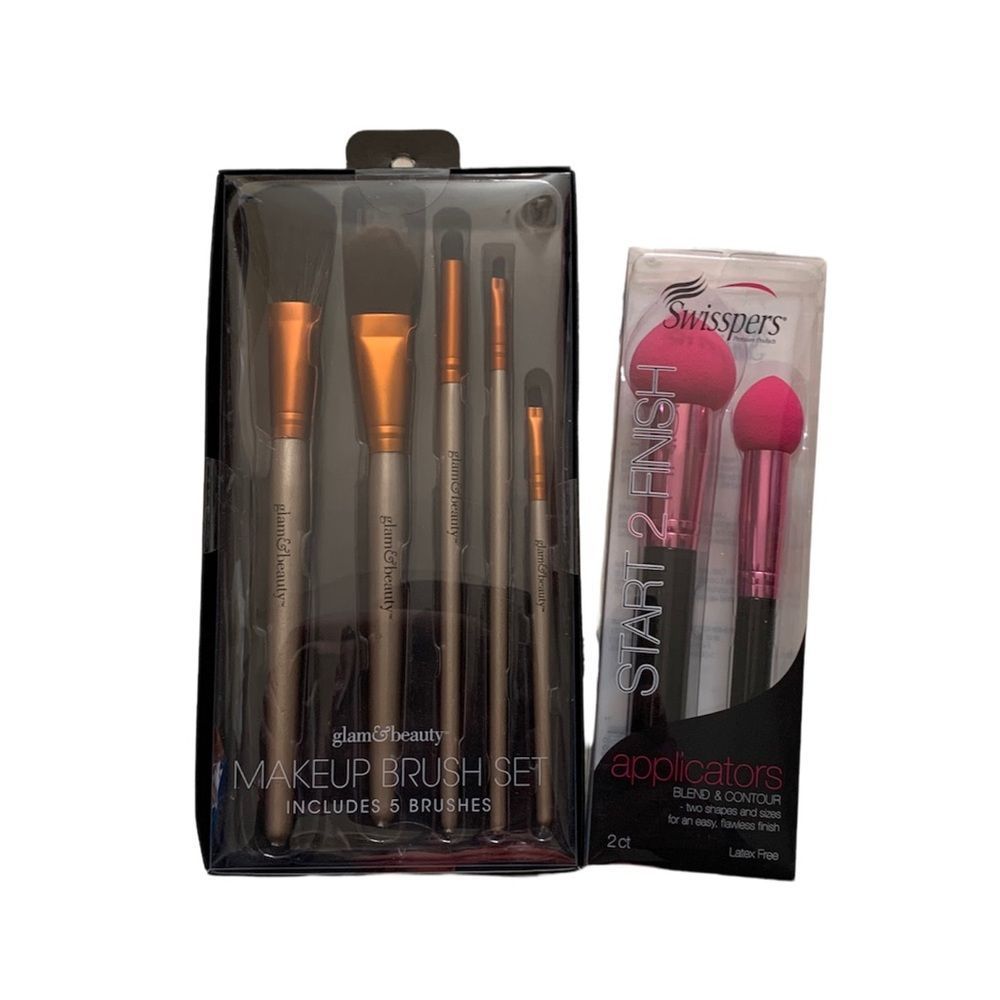 2 pc Makeup Brush Bundle